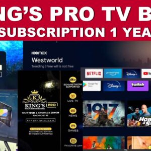 Kings Pro Plus TV Box subscription
